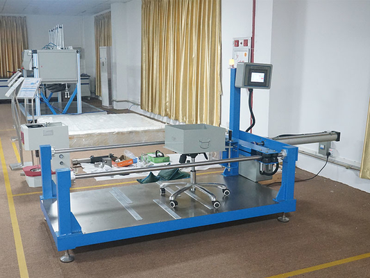 Abrasion Resistance Furniture Testing Machines For Office Chair Castor With Caster