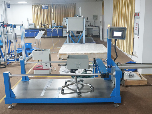 Abrasion Resistance Furniture Testing Machines For Office Chair Castor With Caster