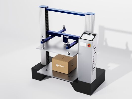 LCD Display Box Compression Testing Machine With Windows 7 Control System Package Testing Equipment
